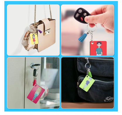 CUSTOM KEYCHAINS (12 PCS)