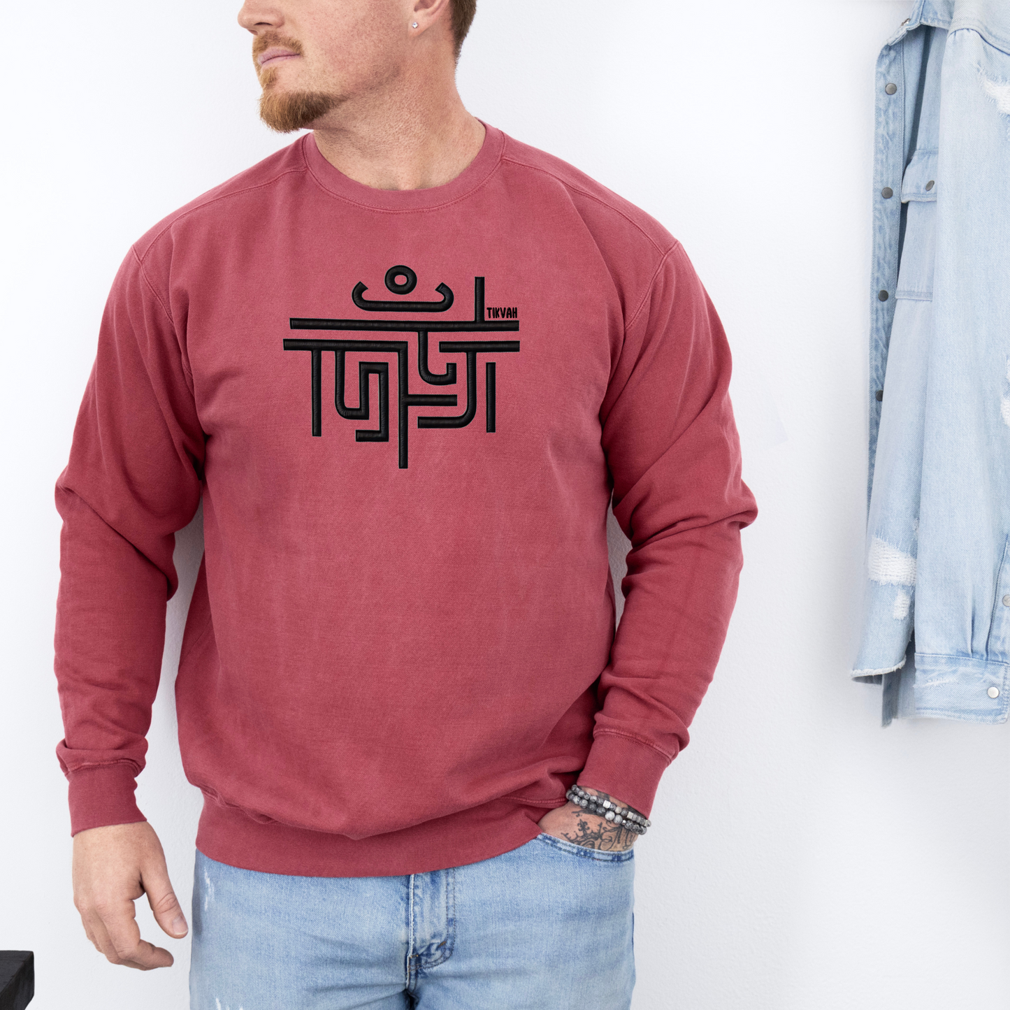 TKV MAZE CREWNECK SWEATSHIRT