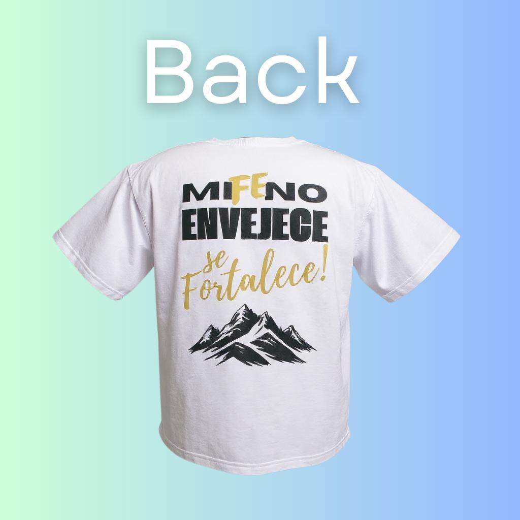 Mi Fe no envejece, Playera Semi-Oversized